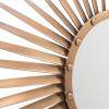 Safavieh Home Collection Lachlyn 34-inch Gold Sunburst Round Mirror