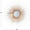 Safavieh Home Collection Lachlyn 34-inch Gold Sunburst Round Mirror