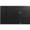Safavieh Home Collection Lyla Mid Century Retro Silver Cap Nightstand, Walnut/Gold(Black / Silver)
