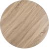 Safavieh Home Collection Maris Modern White Lacquer Round Hairpin Leg Coffee Table(Light Brown)
