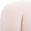 Safavieh Home Collection Maxine Pink and Gold Channel Tufted Otttoman Ottoman(Pink / Gold)