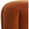 Safavieh Home Collection Maxine Pink and Gold Channel Tufted Otttoman Ottoman(Sienna / Gold)