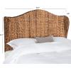 Safavieh Home Collection Nadine Natural Winged Headboard, Full(Brown)