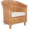 Safavieh Home Collection Omni Honey Barrel Chair(Honey)