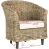 Safavieh Home Collection Omni Honey Barrel Chair(Natural)