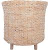 Safavieh Home Collection Omni Honey Barrel Chair(Natural White Wash / White)