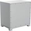 Safavieh Home Collection Raina Grey 3-Drawer Greek Key Nightstand(Grey)