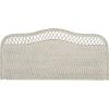 Safavieh Home Collection Sephina White Rattan Headboard (Queen)(Antique / Grey)