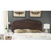 Safavieh Home Collection Sephina White Rattan Headboard (Queen)(Brown / Multi)