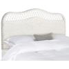 Safavieh Home Collection Sephina White Rattan Headboard (Queen)(White)
