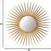 Safavieh Home Collection Sun Flair Mirror, Gold