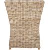 Safavieh Home Collection Ventura Brown and White Washed Arm Chair(white)