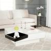 Safavieh Home Collection Wesley Coffee Table, White/Black, 35.4 in x 35.4 in x 11.8 in
