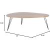 Safavieh Home Collection Wynton Oak and Black Coffee Table(Oak / Black)