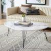 Safavieh Home Collection Wynton Oak and Black Coffee Table(White / Black)