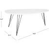 Safavieh Home Collection Wynton Oak and Black Coffee Table(White / Black)