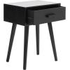 Safavieh Home Lyle Modern Slate Grey Accent Table(Black)