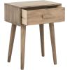 Safavieh Home Lyle Modern Slate Grey Accent Table(Chocolate)