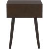 Safavieh Home Lyle Modern Slate Grey Accent Table(Dark Chocolate)