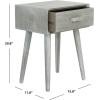 Safavieh Home Lyle Modern Slate Grey Accent Table(Slate / Grey)