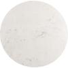 Safavieh Home Mila White Marble and White Pedestal Round Coffee Table(White / White)