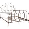 Safavieh Home Paloma Retro Black Bed, Full(Antique Bronze)
