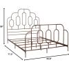 Safavieh Home Paloma Retro Black Bed, Full(Antique Bronze)
