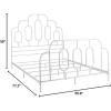 Safavieh Home Paloma Retro Black Bed, Full(White)