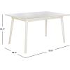 Safavieh Home Tia Modern Antique White Dining Table(Antique / White)