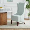 Safavieh Mercer Collection Becall Dining Chair, Artic Grey(Seafoam / Green)