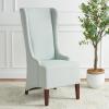 Safavieh Mercer Collection Becall Dining Chair, Artic Grey(Seafoam / Green)