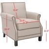 Safavieh Mercer Collection Charles Beige Linen Club Chair(beige)