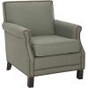 Safavieh Mercer Collection Charles Beige Linen Club Chair(grey)