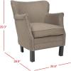 Safavieh Mercer Collection Connie Beige Linen Club Chair(Java)