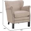 Safavieh Mercer Collection Connie Beige Linen Club Chair(beige)