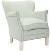 Safavieh Mercer Collection Connie Beige Linen Club Chair(blue)