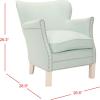 Safavieh Mercer Collection Connie Beige Linen Club Chair(blue)