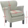 Safavieh Mercer Collection Connie Beige Linen Club Chair(grey)