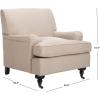 Safavieh Mercer Collection Ella Brown Club Chair(Taupe)