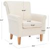 Safavieh Mercer Collection Margaret Ivory Floral Cotton Club Chair(Beige/Flower)