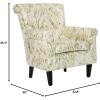 Safavieh Mercer Collection Margaret Ivory Floral Cotton Club Chair(Green)