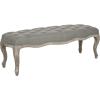 Safavieh Mercer Collection Randy Beige Linen Bench(Sea Mist)