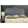 Safavieh Mercer Collection Skyler Grey Silver Nailhead Headboard (Full)(Gray)