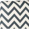 Safavieh Ziggy Grey/ White Upholstered Chevron Headboard (Queen)(Navy / White)