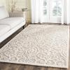 Martha Stewart x SAFAVIEH Area Rug Collection – 4′ x 6′, Fledgling, Handmade Wool, Marais Scroll Design, Ideal for Living Room, Foyer, Bedroom, Accent Space (MSR4324B)