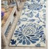 Martha Stewart x SAFAVIEH Area Rug Collection – 5′ x 8′, Azurite, Handmade Wool, Ideal for Living Room, Bedroom, Office, Dining Space (MSR4732A)(Azurite)