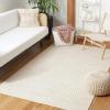 Martha Stewart x SAFAVIEH Area Rug Collection – 5′ x 8′, Ivory & Grey, Handmade Wool, Ideal for Living Room, Bedroom, Office, Dining Space (MSR9603A)(Ivory/Grey)