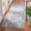 Martha Stewart x SAFAVIEH Area Rug Collection – 5’3″ x 7’7″, Silver & Ivory, Non-Shedding & Easy Cleaning, Ideal for Living Room, Bedroom, Office, Dining Space (MSR0958G)(Charcoal/Ivory)
