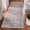 Martha Stewart x SAFAVIEH Area Rug Collection – 9′ x 12′, Light Blue & Ivory, Non-Shedding & Easy Cleaning, Ideal for Living Room, Bedroom, Office, Dining Space (MSR877M)(Grey/Ivory)