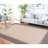 Martha Stewart x SAFAVIEH Outdoor Area Rug Collection – 4’5″ x 6’5″, Camel & Brown, Weather Resistant & Washable, Ideal for Patio, Backyard, Mudroom, Deck, Accent Space (MSRO386T)(Camel/Brown)